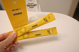 주식회사 씨크릿비에프랩 마시는 아미노산 아미토리 열대과일맛 14포 [1포, 5g / 보틀증정] — 5점을 준 리뷰어가 2023년 2월 올린 사용 사진