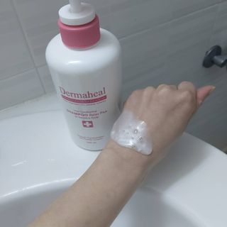 더마힐 헤어 컨디셔닝 샴푸 릴렉스 500ml — 5점을 준 리뷰어가 2021년 3월 올린 사용 사진