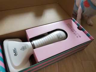 아베크 펫 강아지 고양이 애견 에어 브러쉬 드라이기 올인원 — 3점을 준 리뷰어가 2021년 7월 올린 사용 사진