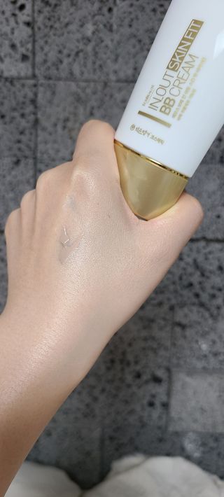 약손명가코스메틱 에오스보떼 퍼펙트 선 프로텍터 선크림 / 인_아웃 스킨 핏 비비크림 세트 구성 — 5점을 준 리뷰어가 2021년 7월 올린 사용 사진
