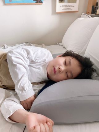 슬립앤슬립 슬립핏 슬립핏-SLEEP FIT- 5분할베개 — 4.5점을 준 리뷰어가 2021년 5월 올린 사용 사진