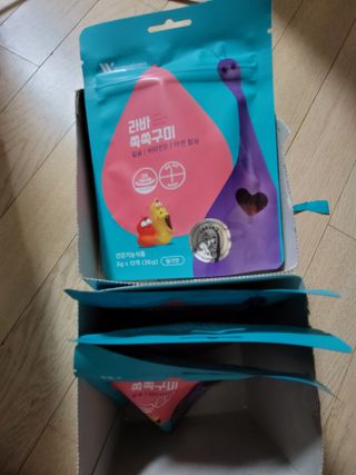 푸름웰니스 라바 쑥쑥구미 36g — 5점을 준 리뷰어가 2022년 2월 올린 사용 사진