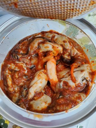 셰프애찬 별미김치 굴겉절이 1kg — 5점을 준 리뷰어가 2022년 12월 올린 사용 사진