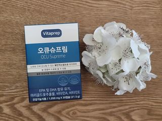 뉴트리션팩토리 비타프렙 오큐슈프림 루테인 오메가3 1050mg — 4점을 준 리뷰어가 2021년 10월 올린 사용 사진
