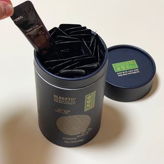 프리마인 자체 기업부설 연구소에서 찾아낸 건강한 수면의 비밀.  슬립토 플러스 30포 — 5점을 준 리뷰어가 2022년 5월 올린 사용 사진