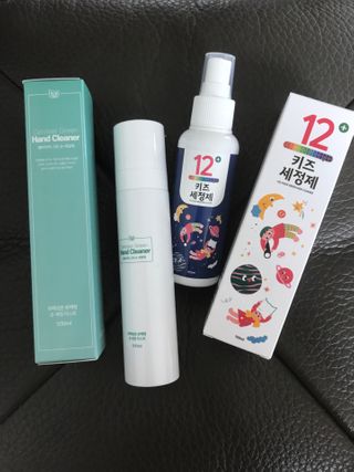 셀바이져 항균 스프레이 핸드워시 + 키즈세정제 SET — 5점을 준 리뷰어가 2021년 3월 올린 사용 사진