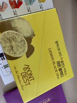 몽베스트 위드더 블랜딩 하우스 _레몬 블랙티 — 5점을 준 리뷰어가 2022년 12월 올린 사용 사진