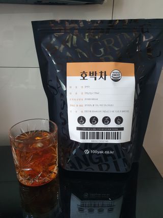 산그리메 국내산 호박차 100티백 대용량 삼각티백차 — 5점을 준 리뷰어가 2021년 7월 올린 사용 사진