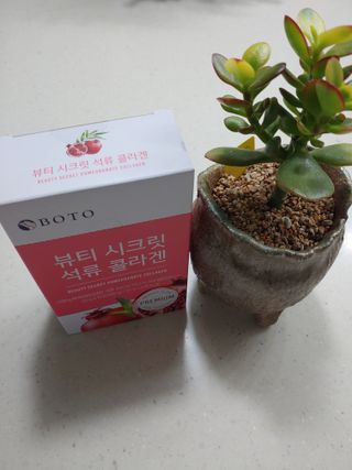 보뚜 슈퍼푸드 뷰티 시크릿 석류 콜라겐 젤리스틱 15포 — 5점을 준 리뷰어가 2021년 12월 올린 사용 사진