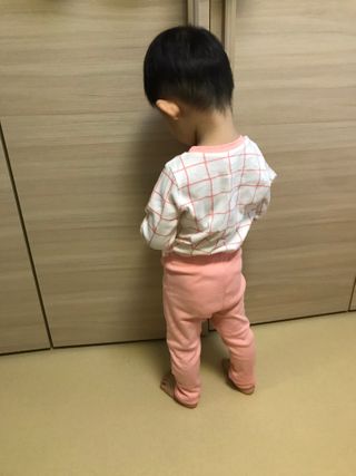 유비맘 궁디팡팡 내의/내복 상하세트 — 4.5점을 준 리뷰어가 2021년 2월 올린 사용 사진