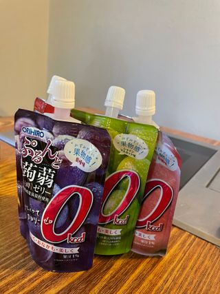 ORIHIRO 오리히로 곤약젤리 제로칼로리 130g 4종 4팩(맛별로 1팩씩) — 5점을 준 리뷰어가 2023년 3월 올린 사용 사진