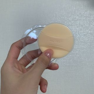 젤리팜 마이크로셀 실리콘퍼프 피치,오렌지 — 4점을 준 리뷰어가 2021년 11월 올린 사용 사진