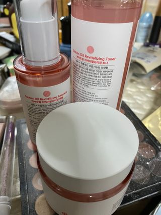 아이앤립 / EYENLIP 아이앤립 연어오일 리바이탈라이징 토너+앰플+크림 3종 세트 — 5점을 준 리뷰어가 2021년 7월 올린 사용 사진