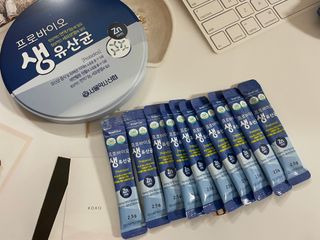 서울약사신협_프로바이오생유산균_2.5G x 100포 — 5점을 준 리뷰어가 2021년 5월 올린 사용 사진