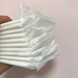 블루블루 유기농 순면 커버 생리대 — 5점을 준 리뷰어가 2021년 1월 올린 사용 사진