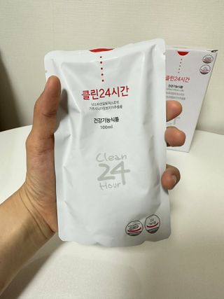 클린24시간 1BOX(5포) + 전용보틀(500ml) — 5점을 준 리뷰어가 2023년 5월 올린 사용 사진
