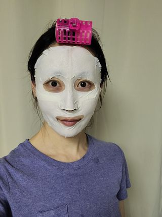 아이디플라코스메틱 페이스핏 플라스터 마스크 _ 리뉴얼 — 4점을 준 리뷰어가 2022년 5월 올린 사용 사진