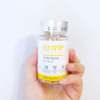 작심연구소 구취제거+충치예방+치아화이트닝 마법의 캔디 덴티팝3종(맛 랜덤 발송) — 4.5점을 준 리뷰어가 2022년 6월 올린 사용 사진