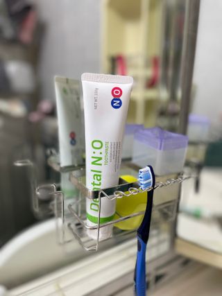 프리마인 유해균 뿐만 아니라 유익균까지 씻어내는 치약은 그만, 건강한 구강환경을 만드는 덴탈엔오 — 5점을 준 리뷰어가 2022년 9월 올린 사용 사진