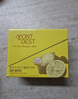 몽베스트 위드더 블랜딩 하우스 _레몬 블랙티 — 4.5점을 준 리뷰어가 2022년 12월 올린 사용 사진
