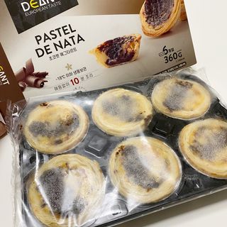 디앙뜨 포르투갈 에그타르트 오리지널 맛+패션후르츠+초콜릿타르트 맛 중 택1 — 5점을 준 리뷰어가 2021년 8월 올린 사용 사진