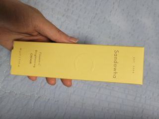 산다화 비타민C 화이트닝 크림 — 5점을 준 리뷰어가 2023년 5월 올린 사용 사진