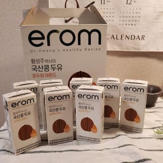 이롬 erom 황성주박사의 국산콩 두유 호두와 아몬드 — 5점을 준 리뷰어가 2020년 12월 올린 사용 사진