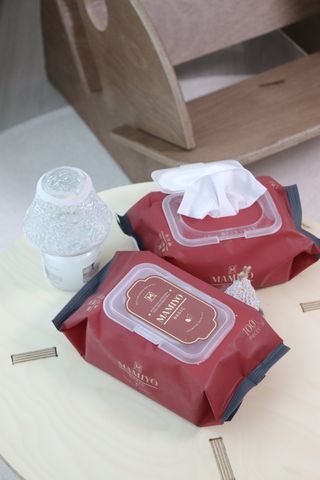 마미요 대용량 플레인 아기물티슈 베이직 캡형 100매 * 10개 — 5점을 준 리뷰어가 2022년 12월 올린 사용 사진