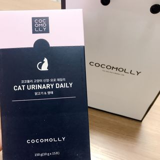 코코몰리 고양이 구강• 헤어볼 데일리 /신장• 요로 데일리 — 5점을 준 리뷰어가 2021년 1월 올린 사용 사진