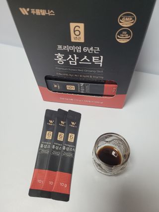 [푸름웰니스] 프리미엄 6년근 홍삼스틱 3mg x 100포 — 5점을 준 리뷰어가 2022년 3월 올린 사용 사진