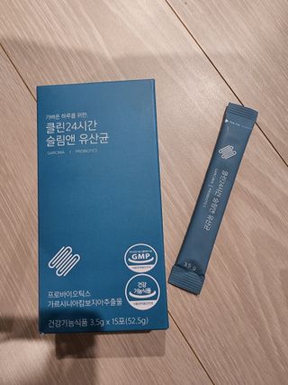 클린24시간 슬림앤유산균 1박스 (3.5g X 15포) — 5점을 준 리뷰어가 2022년 8월 올린 사용 사진