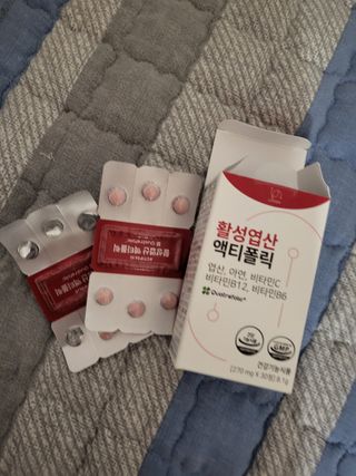 [리노브] 4세대 활성엽산 액티폴릭 270mg x 30정 — 5점을 준 리뷰어가 2022년 9월 올린 사용 사진