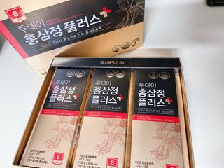 서울약사신협_투데이홍삼정플러스스틱_10g x 30포 — 5점을 준 리뷰어가 2021년 5월 올린 사용 사진