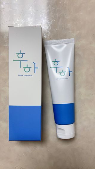 [심폐소생소] 무불소 임산부 천연 치약 — 5점을 준 리뷰어가 2021년 10월 올린 사용 사진