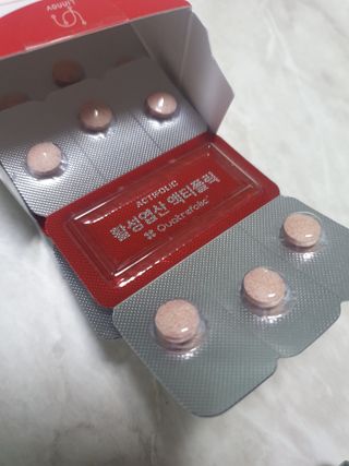 [리노브] 4세대 활성엽산 액티폴릭 270mg x 30정 — 5점을 준 리뷰어가 2022년 8월 올린 사용 사진