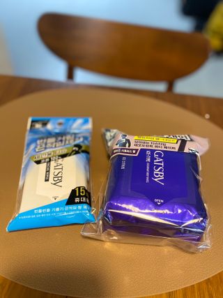 [갸스비] 땀, 유분의 불쾌함을 한 장으로 싹싹 훼이셜 페이퍼 15매 , 바디 페이퍼 30매 2종구성 — 5점을 준 리뷰어가 2021년 5월 올린 사용 사진