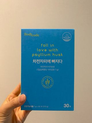 메디포스트 모비타 바디코드 식이섬유 차전자피에 빠지다 30포 — 4점을 준 리뷰어가 2022년 12월 올린 사용 사진