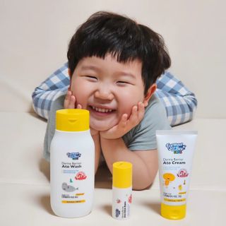 포멀비 키즈 더마베리어 아토 세트(크림 120ml+워시 300ml+스틱밤 18g) — 5점을 준 리뷰어가 2023년 11월 올린 사용 사진