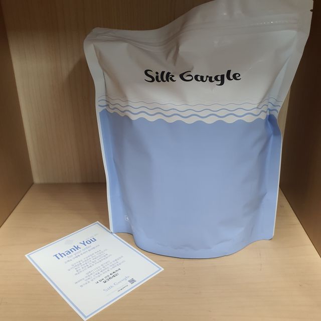 실크가글 실크단백질 함유 구강청결제 11ml 50포 리뷰 사진
