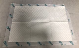 아베크 펫 와이드 프리미엄 중형 애견 강아지 배변 패드 54매 1팩 45g — 5점을 준 리뷰어가 2021년 7월 올린 사용 사진