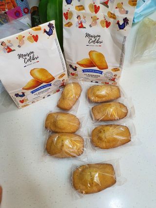 [메종콜리브리] 프랑스 마들렌 메종콜리브리 플레인 마들렌 2팩 — 5점을 준 리뷰어가 2022년 1월 올린 사용 사진