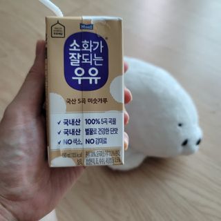 소화가 잘되는 우유 국산 5곡 미숫가루 — 5점을 준 리뷰어가 2021년 9월 올린 사용 사진