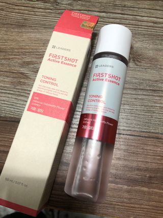 리더스코스메틱 리더스 퍼스트 샷 액티브 에센스 토닝 컨트롤 & 포어 컨트롤 — 5점을 준 리뷰어가 2022년 2월 올린 사용 사진