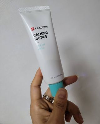 리더스코스메틱 리더스 카밍 바이오틱스 크림 마스크 — 5점을 준 리뷰어가 2021년 5월 올린 사용 사진