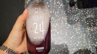 클린24시간 1BOX(5포) + 전용보틀(500ml) — 5점을 준 리뷰어가 2022년 8월 올린 사용 사진