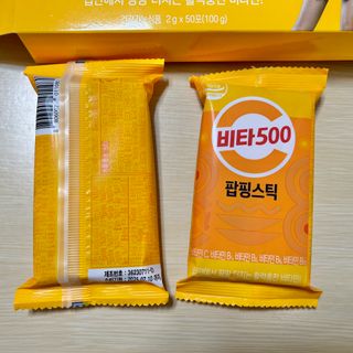광동생활건강 비타500 팝핑스틱 — 5점을 준 리뷰어가 2023년 8월 올린 사용 사진