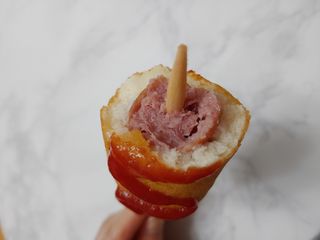오마뎅 한우핫도그 — 5점을 준 리뷰어가 2021년 5월 올린 사용 사진