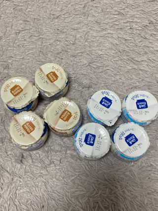 매일바이오 그릭요거트 오리지널 플레인 4개, 로스터리 커피믹스 4개 — 5점을 준 리뷰어가 2021년 12월 올린 사용 사진