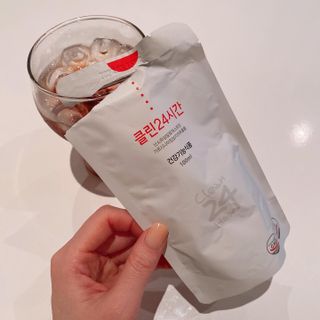 클린24시간 1BOX(5포) + 전용보틀(500ml) — 4점을 준 리뷰어가 2022년 12월 올린 사용 사진