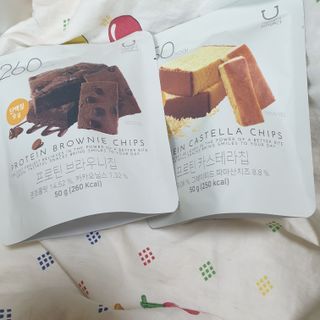 신상품) 딜라이트 프로젝트 프로틴  브라우니칩/ 카스테라칩 총 6EA — 5점을 준 리뷰어가 2022년 6월 올린 사용 사진